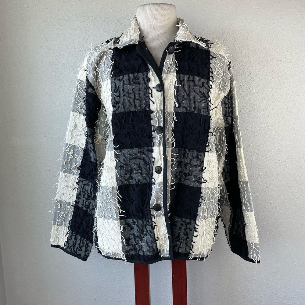 BSA Button Down Coat Size M EUC